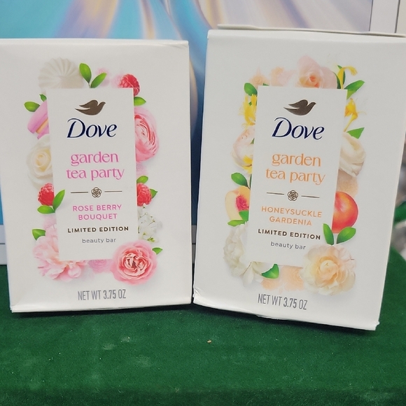 Dove Other - Dove Garden Tea Party Beauty Bars Set of 2 New Sealed Boxes